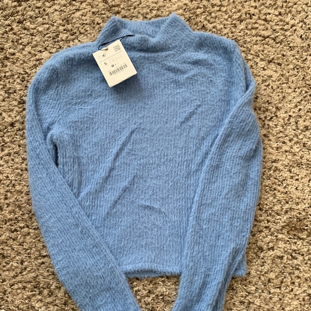 Zara fuzzy sweater